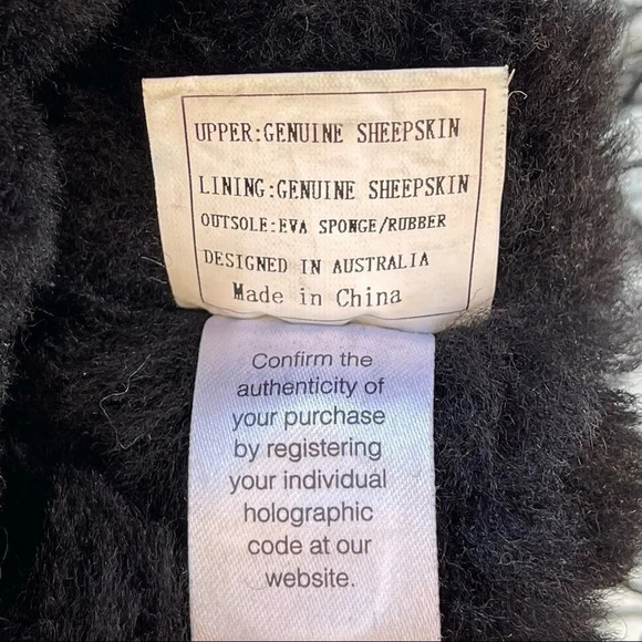 Australia Luxe Women's Foxy Shearling Short Boots in Black size 6 - Picture 8 of 8